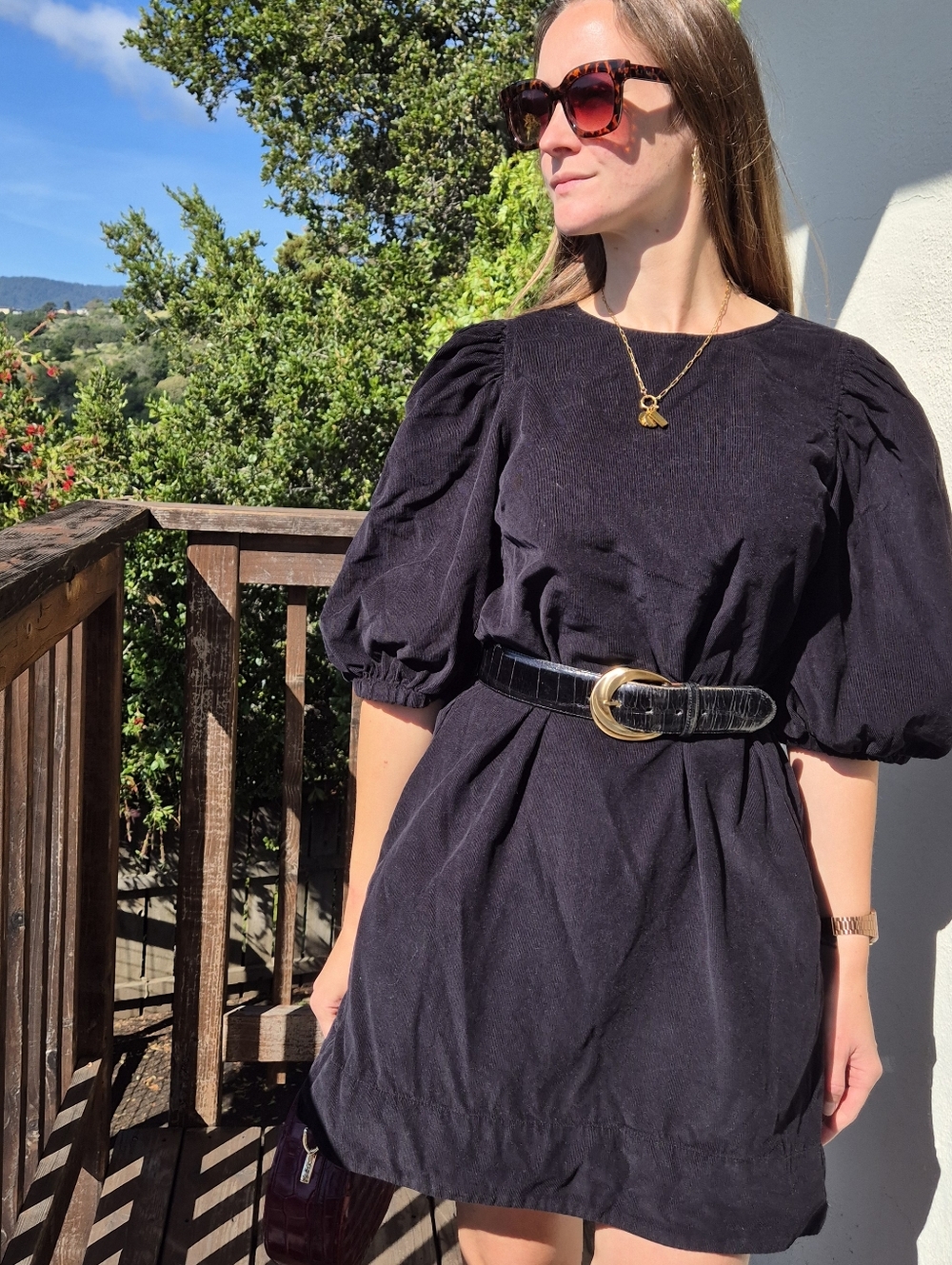 🖤 Velvet by Graham & Spencer Cord Mini Dress